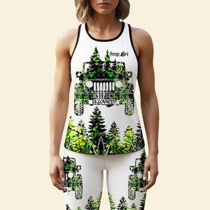 Off Road Set Hallow Tank Top & Leggings - Personalized Gifts For Off Road Lover 01ACDT240625