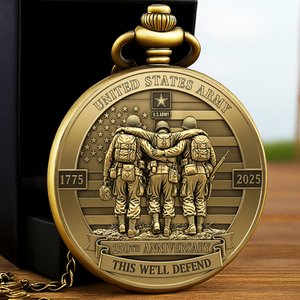 Anniversary Pocket Watch - Gift For Army 04OHPU300625