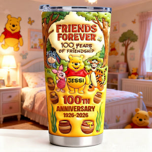 A Century Of Friendship Tumbler - Personalized Anniversary Gift 04TGLU170126
