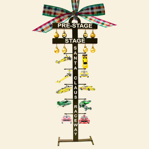 Racing Christmas Tree Ornament Personalized Gift For Car Lovers 01QHDT130925