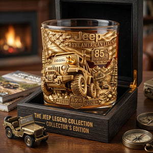 85th Anniversary Off-Road Round Glass - Personalized Gifts For Off-Road Lovers 03qhlu090626