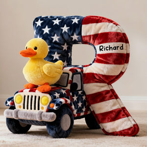 Adventure Initial Letter Pillow – Personalized Gifts For Off-Road Lovers 02ohqn091225