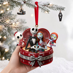 Spooky Family Christmas Ornament - Personalized Gifts For Family 02palu010926-Homacus