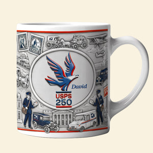 Postal Job Milestone Coffee Mug – Personalized Gifts For Postal Worker 02naqn040226