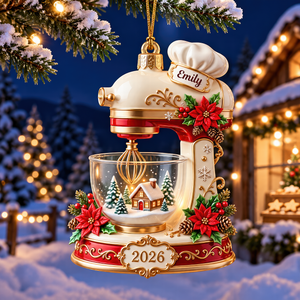 Baking Mixer Christmas Ornament - Personalized Gifts For Baking Lovers 01pgqn141026