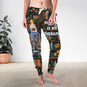 Personalized Gifts For Book Lovers 3D Sweatpants 06kapu130225pa Reading Therapy - Shorts and Pants - GoDuckee