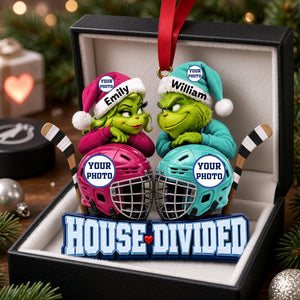 House Divided Mischievous Sport Duo Christmas Ornament - Personalized Gifts For Couple 02hulu081026