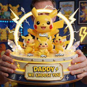 Pocket Monster Dad Acrylic Plaque - Personalized Gift For Dads 02PGDH120526