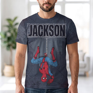 Web-Slinging Hero Shirt – Personalized Gifts For Movie Fans 02natn060826