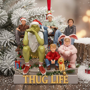 Funny Holiday Squad Ornament - Personalized Gift For Christmas 01OHTN031125