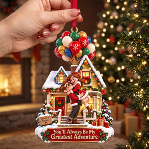 Romantic Couple Christmas Ornament - Personalized Gifts For Couple 03tytn220926