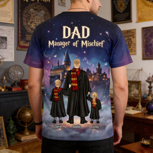 Dad’s Little Chaos Crew 3D Shirt - Personalized Gifts For Dads 02NATN230426TM