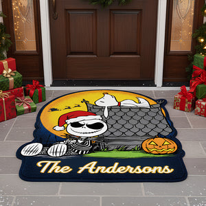 Cute Holiday Welcome Doormat Personalized Gifts 06HUDT121125
