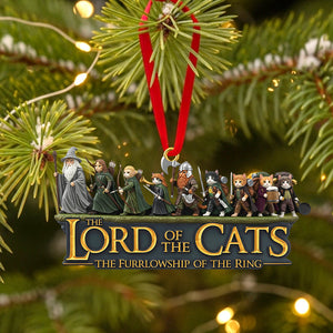 Fantasy Cat Gang Christmas Ornament, Personalized Gifts For Cat Lovers 04qhtn050925