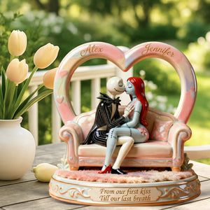 Spooky Couple Acrylic Plaque - Personalized Gifts For Couple 06tgqn271225