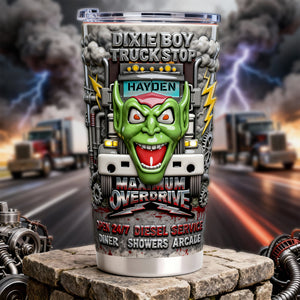 Fierce Trucker 20oz Tumbler - Personalized Gifts For Truckers 04nalu150126