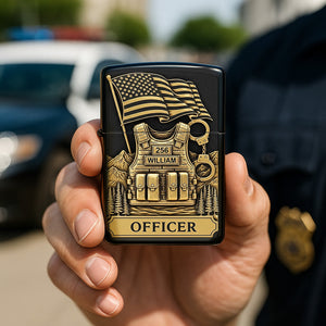 Police Lighter - Personalized Gift For Police Officer 04TOMG310725