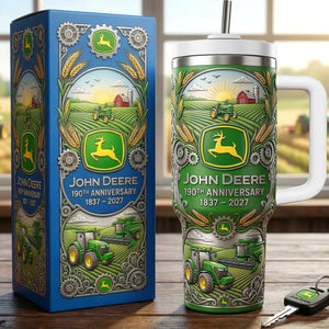 Farm Life Tractor 40oz Tumbler - Personalized Gifts For Farmers 02naqn140326