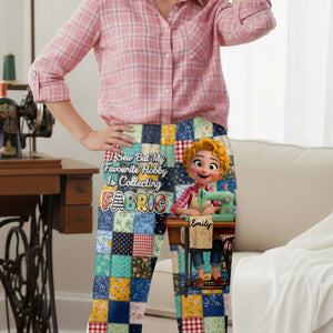 Sewing Girl Pajama Pants - Personalized Gifts For Sewing Lovers 02naqn051225 - Pajama Pant - GoDuckee