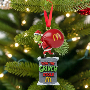 Christmas Green Monster Ornament - Personalized Gifts For Christmas Ornament 01HYTN160925