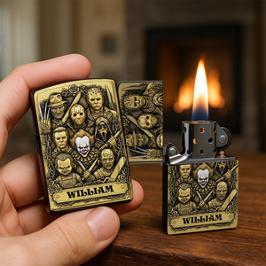 Terrifying Faces Movie Lighter - Personalized Gift For Horror Fans 03OHLU190825