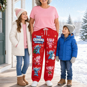 Cozy Holiday Christmas Sweatpants- Personalized Gifts For Grandma 03tyqn051026