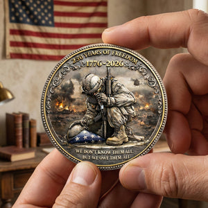 Fallen Heroes Tribute Metal Coin – 250th Anniversary Personalized Gift 05TOTN020326