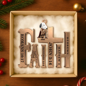 Faith Christmas Ornament - Personalized Gifts For Christians 04totn281025