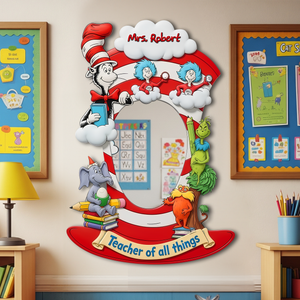 Whimsical Classroom Characters Mirror - Personalized Gifts For Teachers 06TGLU250725