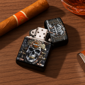 Badass Biker Lighter - Personalized Gifts For Motorcycle Lovers 03QHLU310725