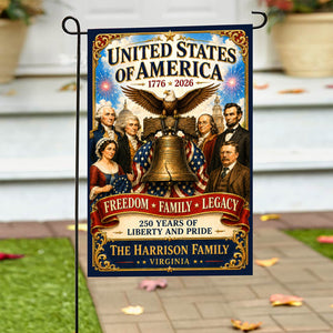 250 Years Of Pride Garden Flag - Personalized Patriotic Gifts 05TYQN270526
