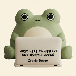 Frog Coworker Pillow Personalized Gifts For Coworker 07KIDT201125
