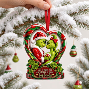 Playful Desire Couple Ornament - Personalized Christmas Gifts 05ohlu240926