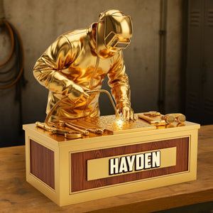 Proud Skilled Welder Acrylic Plaque - Personalized Gifts For Welders 02OHLU140725