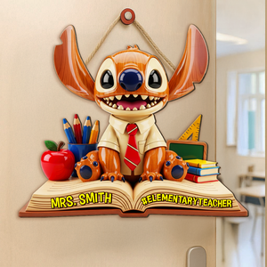 Back To School Teacher Wood Sign - Personalized Gifts For Teacher 06OHPU160725