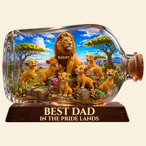 Best Dad In Pride Land Acrylic Plaque - Personalized Gifts For Dads 04TODT280426
