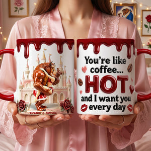 Naughty Couple Accent Mug - Personalized Gifts For Couple 03naqn100126