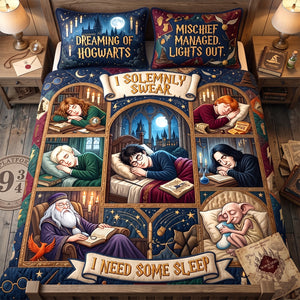 Fantasy Wizard Quilt Bed Set - Personalized Gifts For Fantasy Lovers 01tytn100726