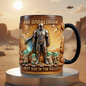 Leader Of The Coolest Crew Heat Changing Mug - Personalized Gifts For Dad Magic Mug 01TOQN210526