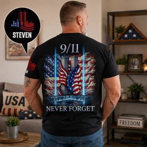 Never Forget 9/11 Personalized Shirt – Patriotic Memorial Shirt 01hudh300726