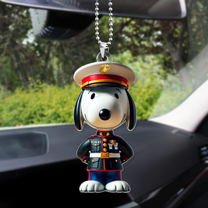 Navy Soldier Car Ornament - Personalized Gifts For Navy Soldier 02HUPU160725
