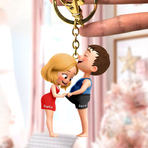 Cheeky Couple Keychain - Personalized Gifts For Couple 02qhqn291025