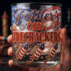 Firecrackers Drinking Glass - Personalized Gifts For Dads 02padt270526