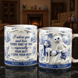 I Adore You Coffee Mug - Personalized Gifts For Couple 03tglu051225