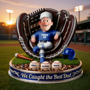 Home Run Dad Acrylic Plaque - Personalized Gifts For Dad 03TYQN190526