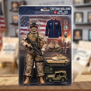 Brave Soldier Acrylic Plaque – Personalized Christmas Gifts For Veteran 01qhqn140625