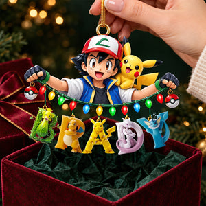 Adventure Alphabet Custom Name Ornament - Personalized Christmas Gifts 03ohdt240926