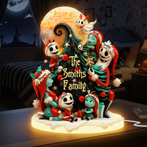 Good Fright Christmas Night Light Box - Personalized Gifts For Family 04QHLU051125