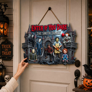 Fright Night Acrylic Sign - Personalized Gifts For Family 03TYDH170726