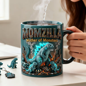 Giant Creature Mom Magic Mug - Personalized Gifts For Mothers 04natn110426
